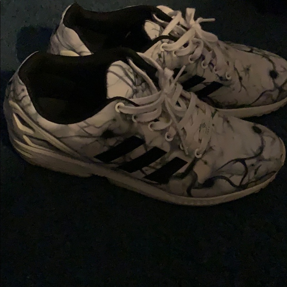 Adidas ZX Flux white/black size 11